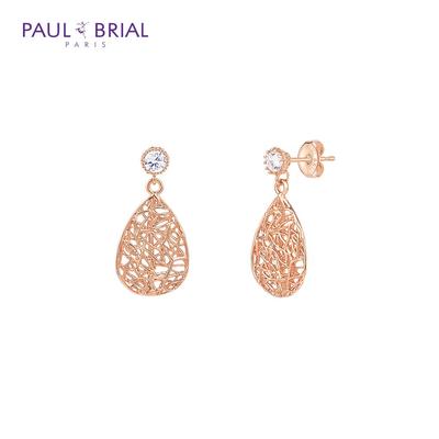 PAULBRIAL [SILVER] PYSE0117 (PG) Water Drop Twig Earrings