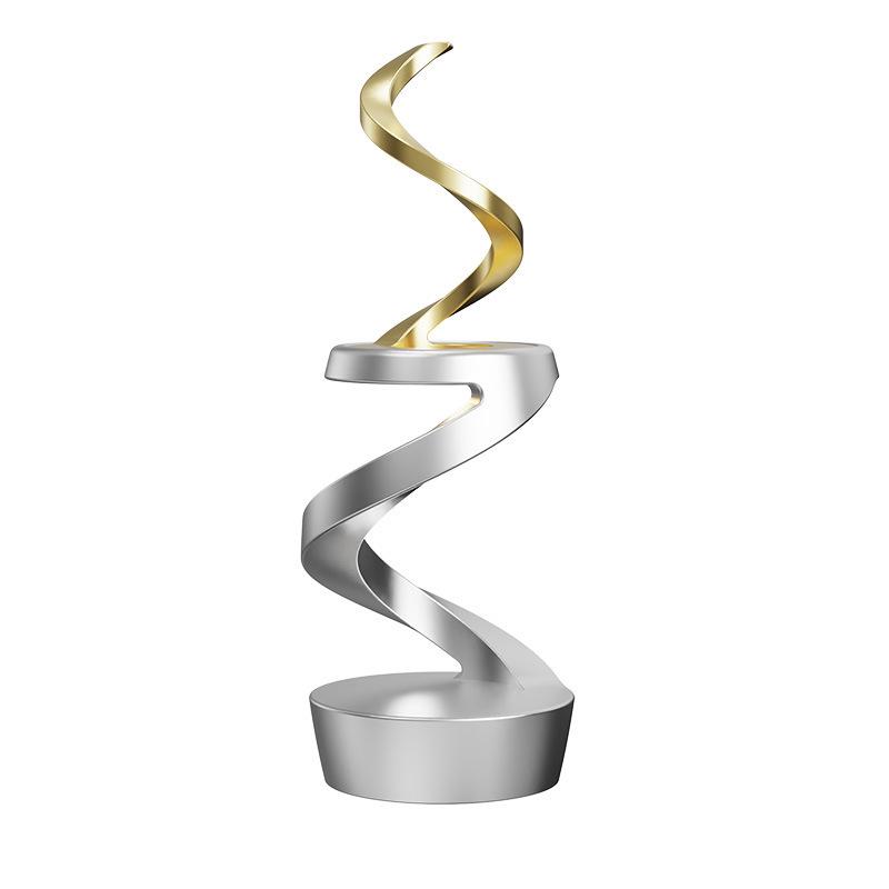 Unzip Metal Spiral Gyro: Levitation Desk Ornament & Decompression Toy