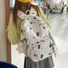 Schoolbag High School Student Schoolbag Junior High School Girl Ins Niche Floral Bear High Value Backpack Japanese Printed Backpack