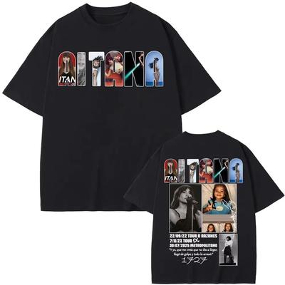 Chanteuse Aitana Album Musical Tournée 2026 T-shirts Graphiques Unisexes Vêtements Femme Mode Esthétique T-shirts Confort Coton T-shirt Décontracté