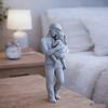 Father And Daughter Figurine 3D Printed Dad Holding Kid Statue Father's Day Birthday Gifts from Daughter