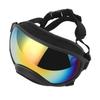 Dog Goggles Anti UV Strong Impact Resistance Adjustable Elastic Large Breed Dog Goggles Pet Sunglasses Red Eyeglass