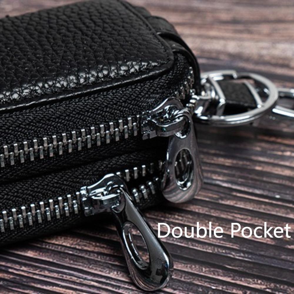 Genuine Leather Key Case Keychain holder Multifunctional Keys Wallet Fashion Car Key Bag Women