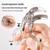 Wide-Angle Portable Eyelash Curler with Sunflower Clip - Gentle, Borderless Design for a Natural Curl