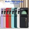 Zipper Wallet Vertical Cards Solt Crossbody Case for Samsung Galaxy Z Flip 7 SE 6 5 4 Shoulder Strap Lanyard Holder Purse Cover