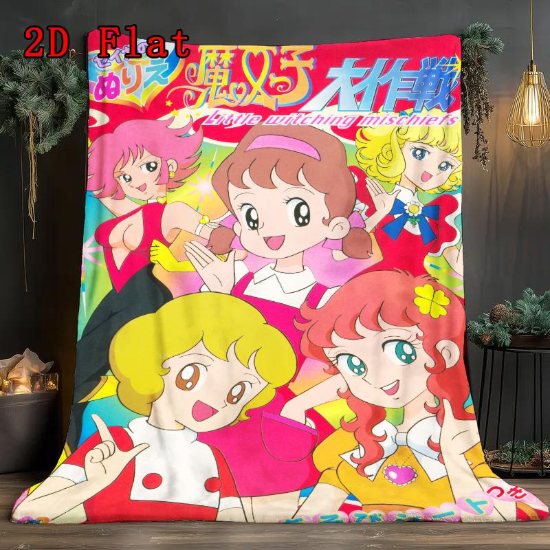 Sally the Witch 2D Flat Pattern Flannel Blanket High quality All Seasons Warmth and Comfort Perfect for Christmas Gifts.SMT0917269