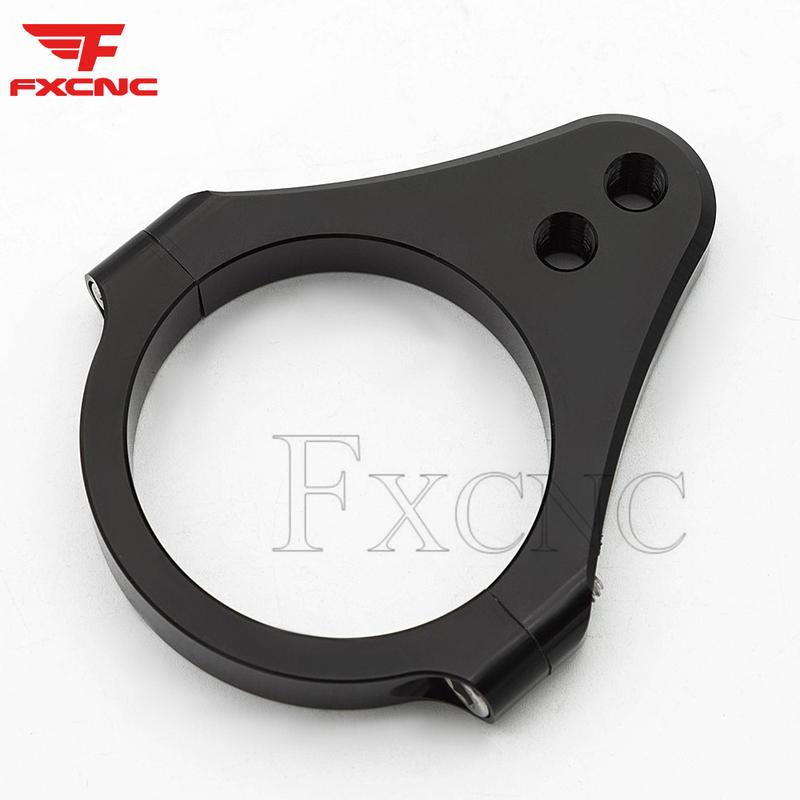 

27 31 33 35 36 37 39 40 41 48 50 51 52 53 54 55-60MM CNC Aluminum Steering Damper Motorcycle Damper Fork Bracket Support Holder black 41mm