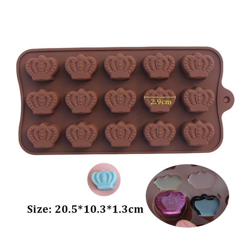 1-29 Handmade Silicone Mould Chocolate Candy Jelly Pudding Ice Mold Baking Tool