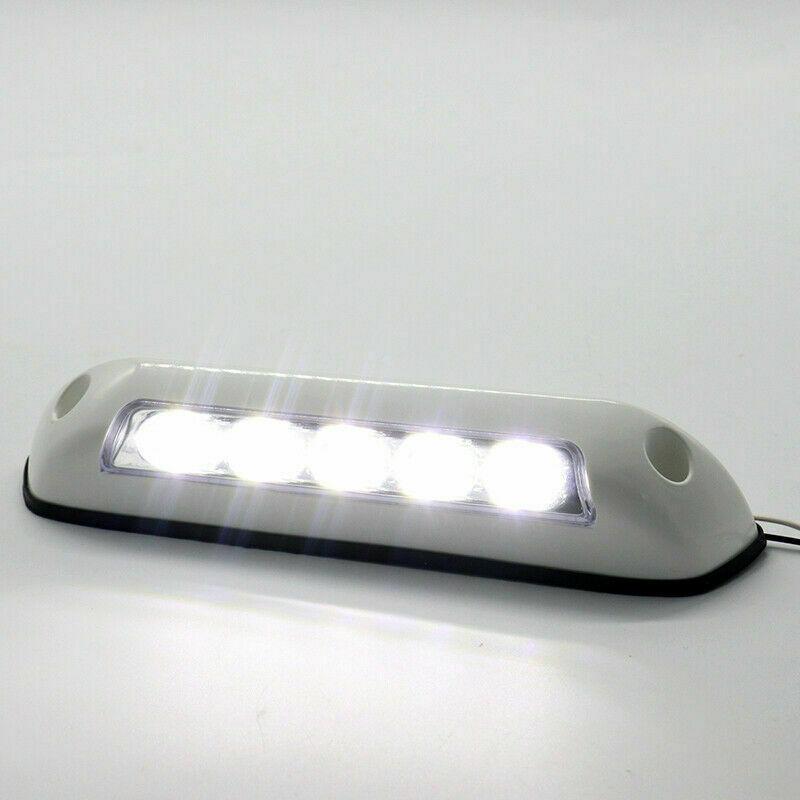 5LED 12V 6W Outdoor Yacht Caravan Camper Light Waterproof Yacht Caravan Boat Spotlight 6000K white Lamp