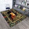 Fox Floral Frame Carpet Is Suitable For Living Room And Bedroom Doormats Office Balcony Decorative Carpet A10