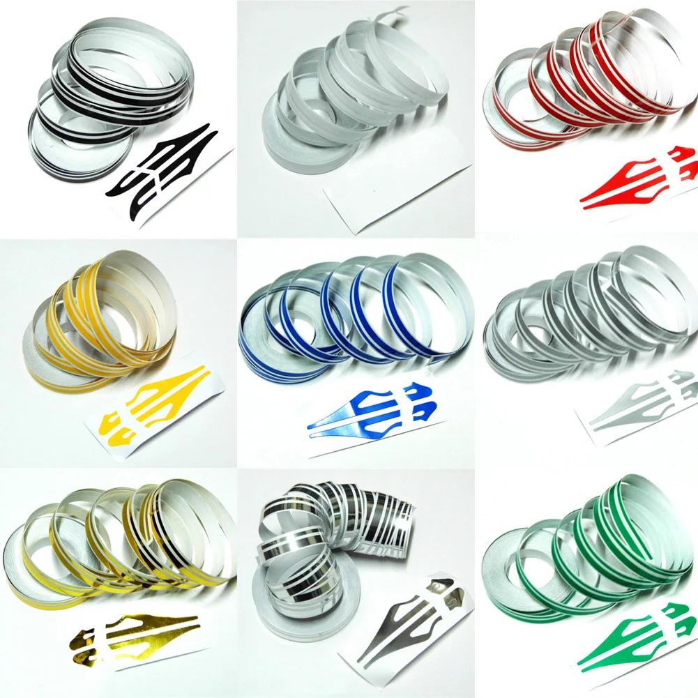 9.8m 1 Roll Striping Pin Stripe Steamline Double Line Tape Car Body Decal Vinyl Sticker Car Decoration Styling Tools Multicolor