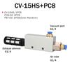 Pneumatischer Vakuumgenerator CV-10HS Hoher negativer Venturi-Luftausstoß-Ejektor 15HS 20HS 25HS 30HS