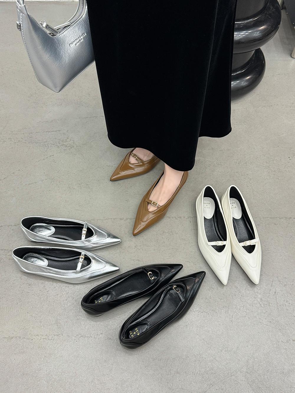 Мода Черный Бежевый Серебристый Коричневый Женские Лоферы 2024 Новые поступления — фото 7