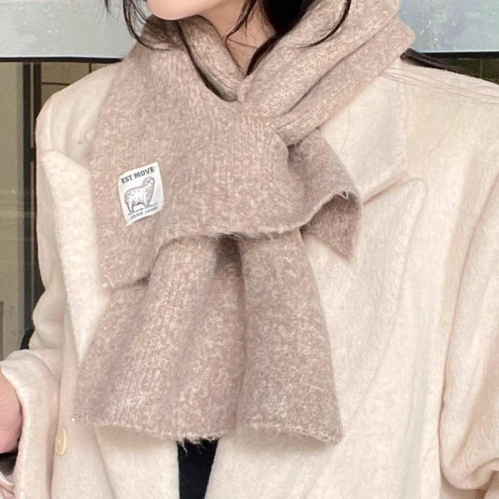 Soft Knitted Knitted Neck Warmer Warm Material Decorative Collar Wrap Autumn Winter Season