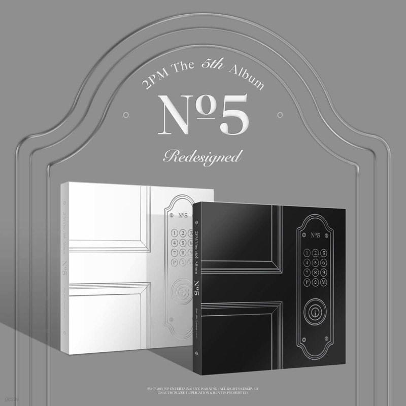 

2PM 5th Album - NO.5 (Redesigned) [DAY / Night ver. Randomly Sent]