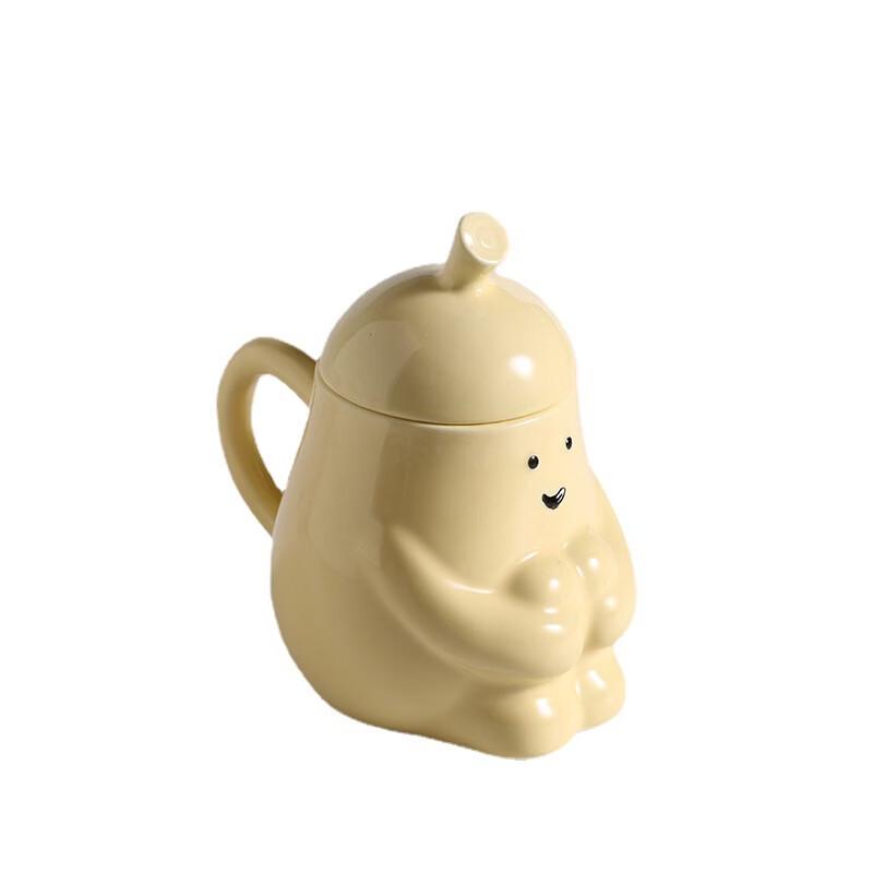 Cute Pear Hand-painted Ceramic Mug