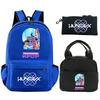 3Pcs/set Anime Demon Hunters Printed Backpack with Shoulder Bag Pencil Case for Student Boy Girl Schoolbag Large Capacity Waterproof Bookbag