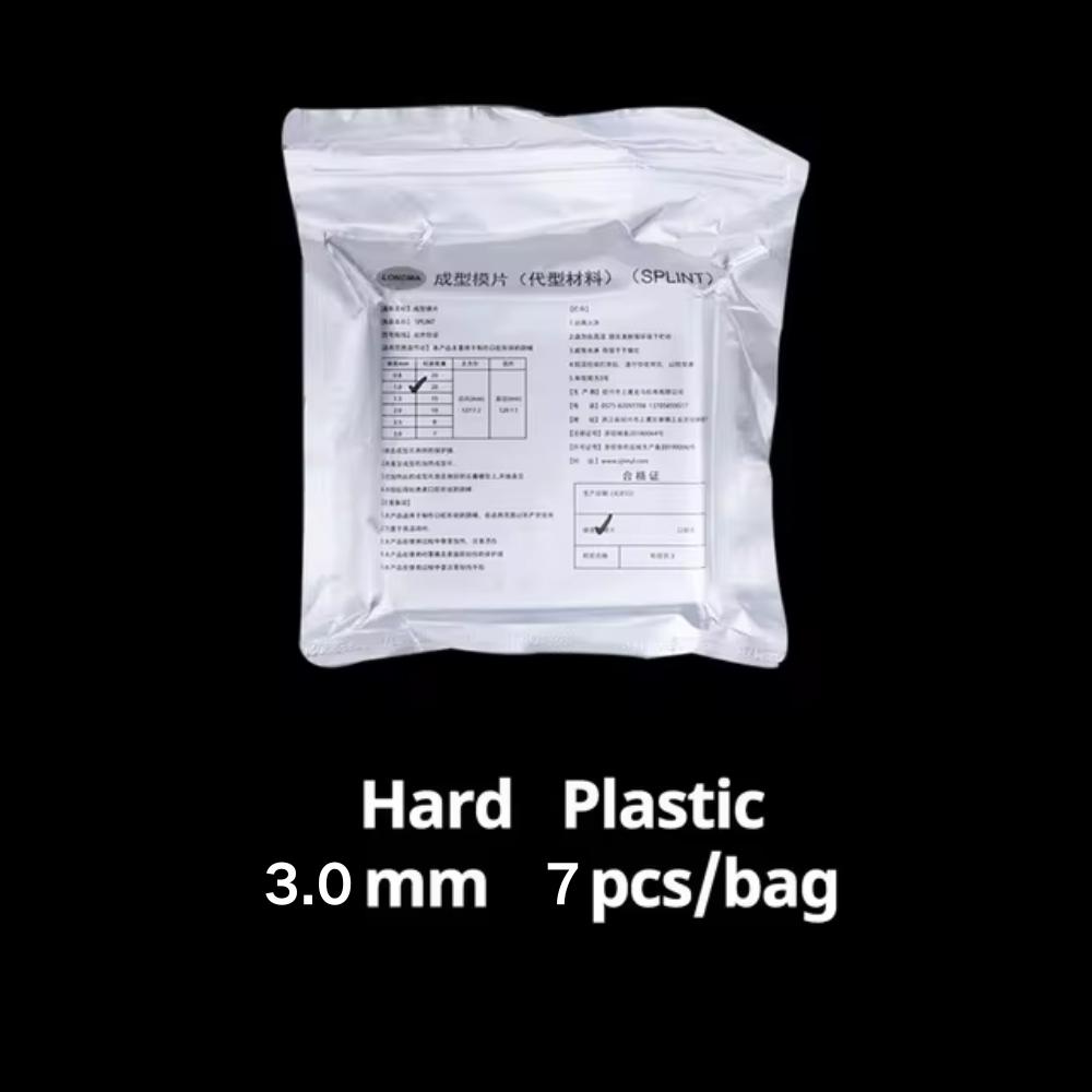 

Dental Lab Orthodontic Splint Retainer Slice Vacuum Forming Sheet Soft Hard 1.0/1.5/2.0mm 10/15/20 Pcs Thermoforming Material Hard 3.0cm