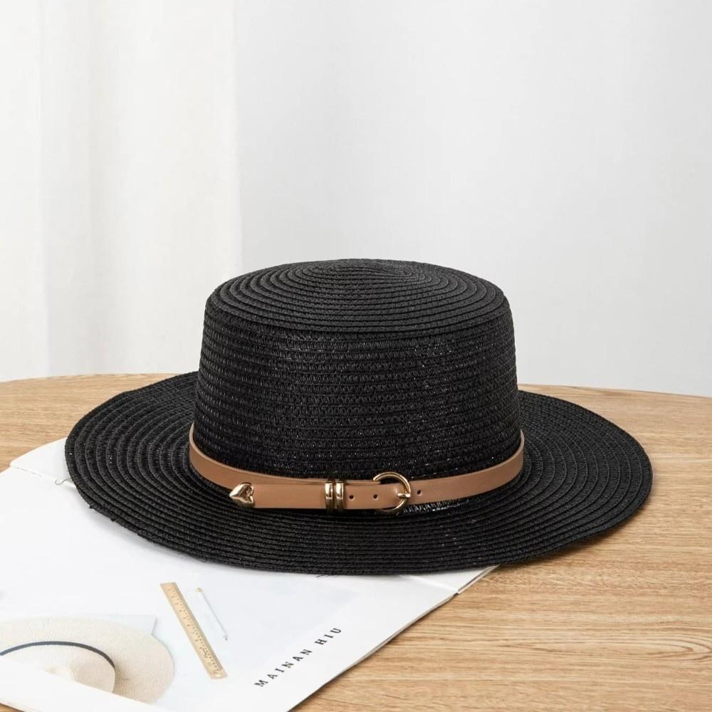 Wide-Brimmed Sun Hat Foldable Beach Hat New Straw Hat Summer
