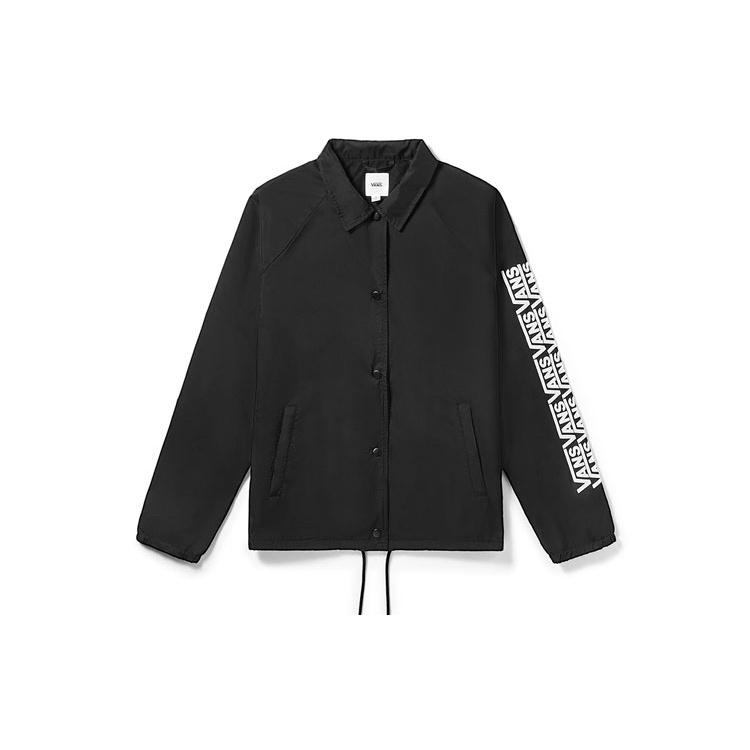 (WMNS) Vans Logo Printing Coach Jacket Black Women s VN0A4CX9BLK XL