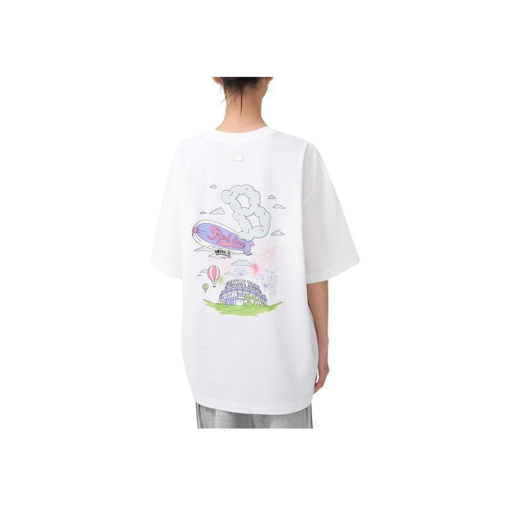 New MLB Boston Red Sox T Shirt Unisex Ecru 3ATSX2053-43WHS