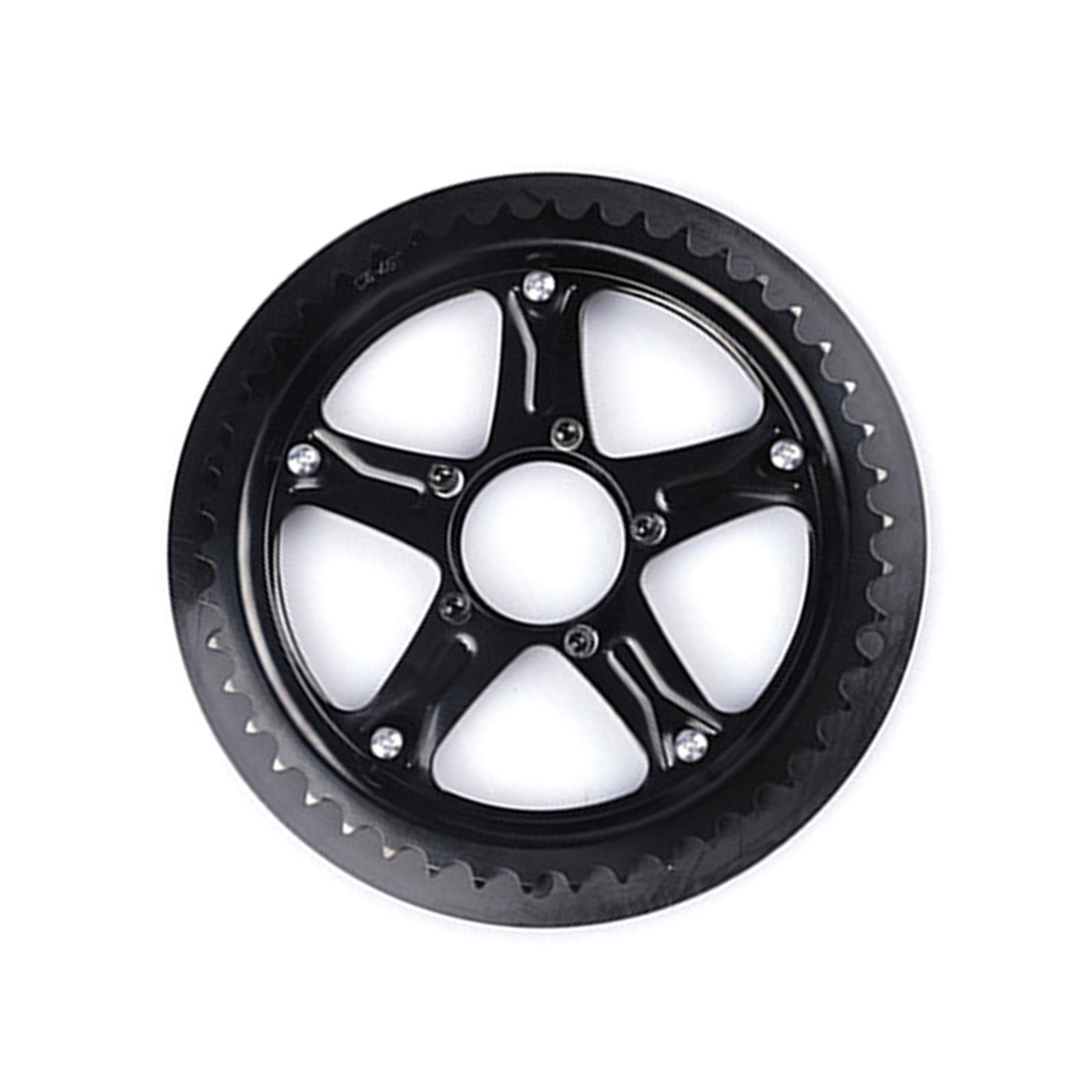 

Легка Зірочка Ланцюга Електричного Велосипеда 44T/46T/48T/52T Зірочка Середній Мотор Шатун Електричні Велосипедні Аксесуари 46