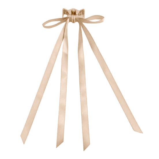 

Magnetic Hair Clip Non-slip Teeth Bowknot Decor Back Head Hair Claw Half-Up Styles Hair Styling Tool Hair шампанского