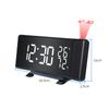 Top Selling Smart USB Projected Alarm Clock Thermometer Modern Design LED Desk Table Clock Electronic Movement for Household Use