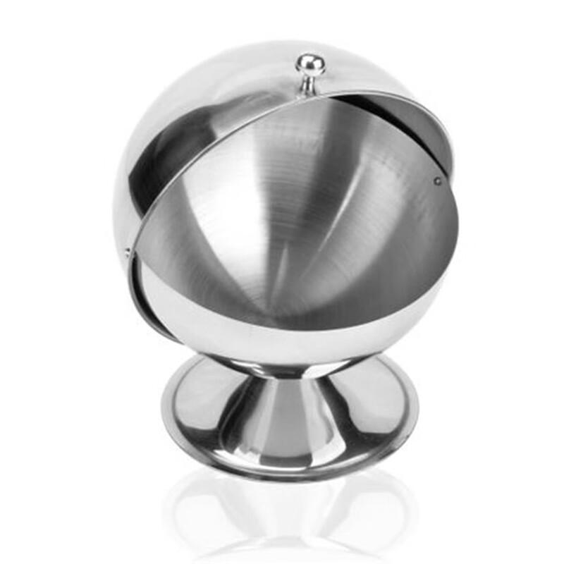 ZISIZ Stainless Steel Spherical Sugar & Spice Jar