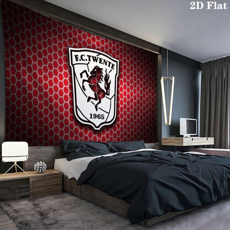 FC Twente Enschede Wall tapestry, aesthetic printed fabric blanket, suitable for bedroom, living room, and home decor.
