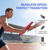3PCS Smooth Surface Track Baton Hollow Tube Running Baton Reusable Relay Baton  Sports Training