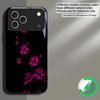 Spring Flower Collage Suitable For iPhone 16E 17 Pro Max 15 Pro 14 13 Plus 12 mini 11 16 Air 17Pro magnetism Glass Phone Case