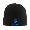 Paypal Logo Warm Knitted Cap Hip Hop Bonnet Hat Autumn Winter Outdoor Beanies Hats for Unisex Adult