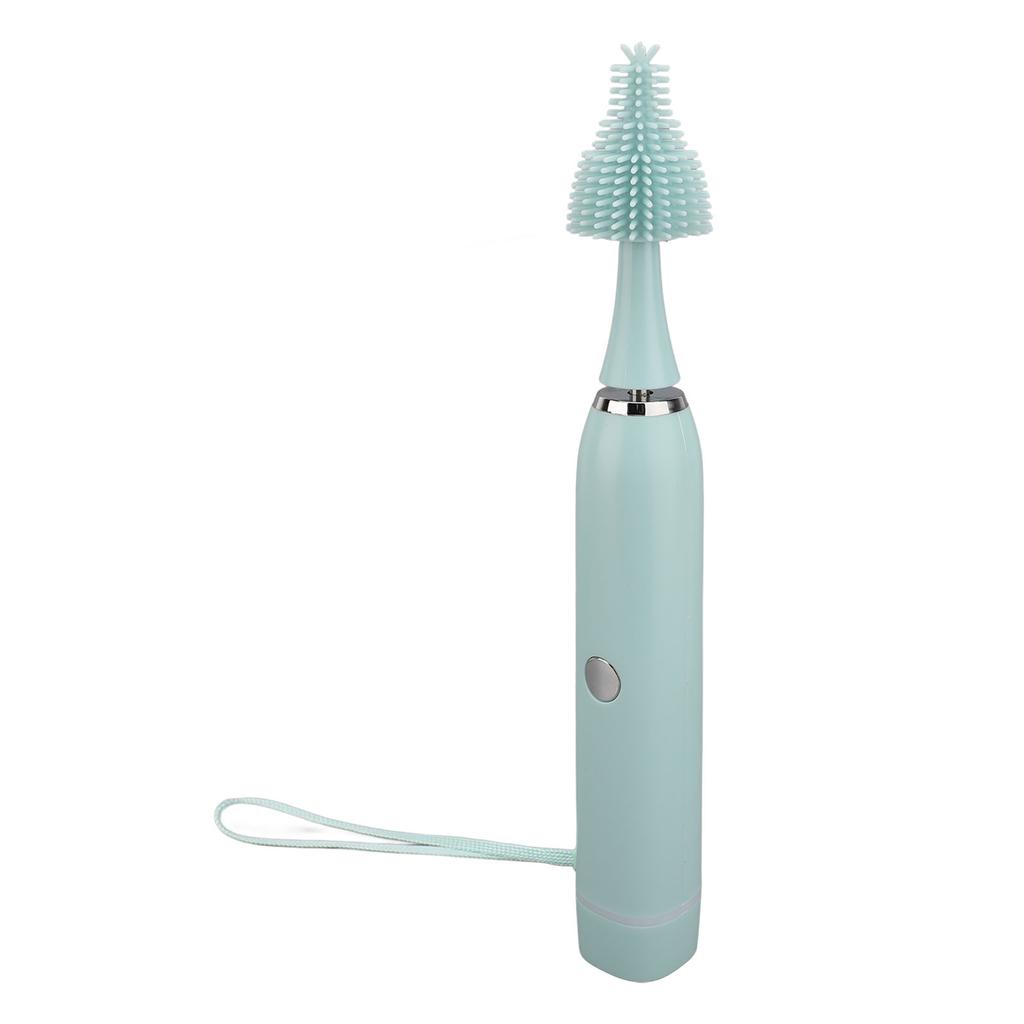 Conjunto de Escovas Elétricas para Mamadeiras de Bebê 4 em 1 IP65 Resistente à Água Recarregável Limpador Elétrico de Mamadeiras com Escovas de Silicone