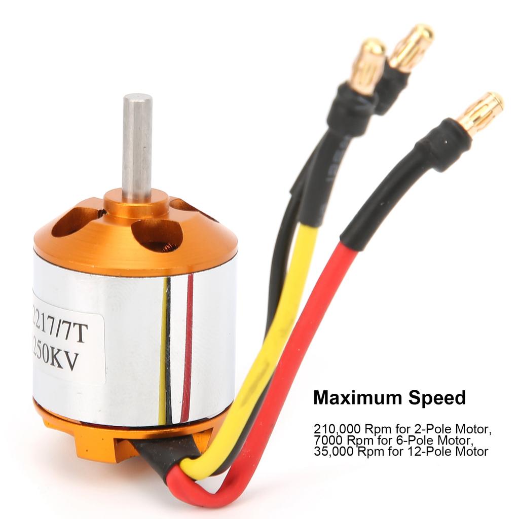 2217 KV1250 Motor 8060 Propeller Steering Engine 40A XT60 ESC for RC Helicopter