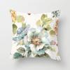 Flower Printing Pillows Decor Home Decorative  Car Sofa Cushion Cover Bed Pillowcase Bird Pillow