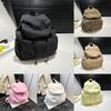 Solid Color Nylon Large Capacity Backpack For Women Travel And Daily Use