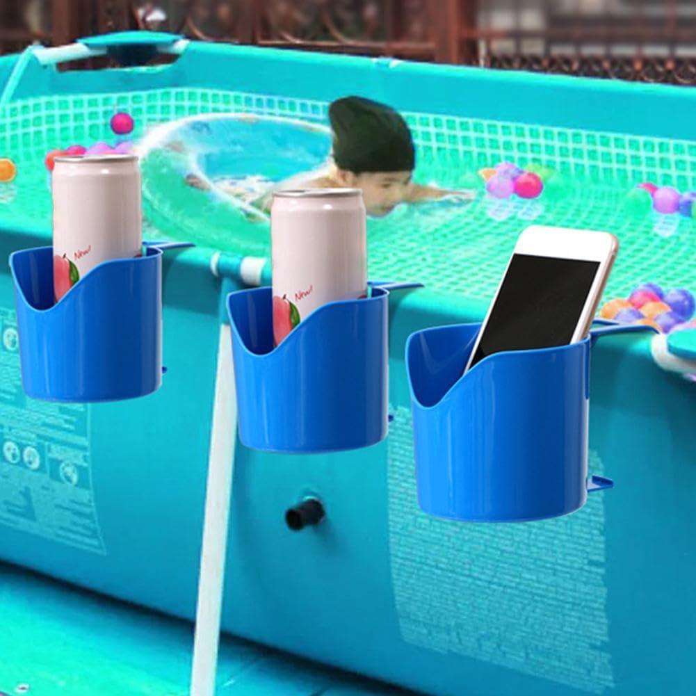Poolside Cup Holder No Spill Above Ground Pool Drink Holder For Drinks Beer Bottles