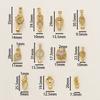 1/2Pcs/Pack 14/18K Gold Plated Inlaid Zircon Connector End Caps Fastener Clasps for DIY Jewelry Bracelet Making Accessories