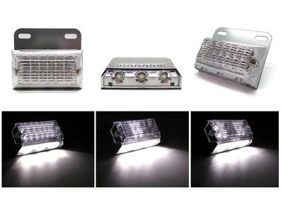 LED Begrenzungsleuchte 12-24V 4 Funktionen Weiß, Offroad