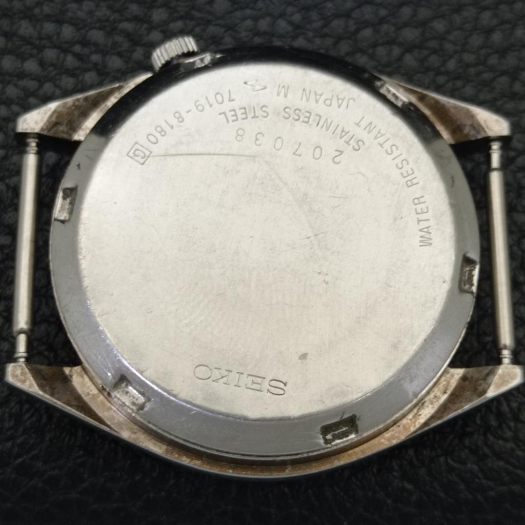 JAPAN VINTAGE SEIKO 5 AUTOMATIC 7S26A MENS BLUE COLOR DIAL WATCH A701666-5 R206c-a701666