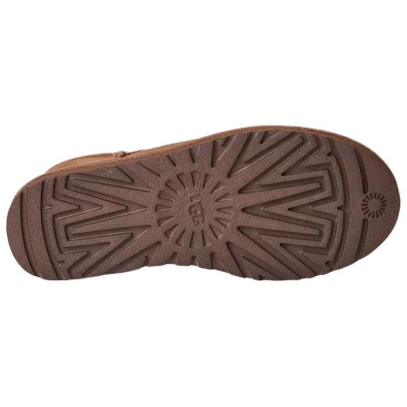 UGG CLASSIC ULTRA MINI Thermal Ankle Length Snow Boots Women's Dark Brown Sneakers 1116109-RYK