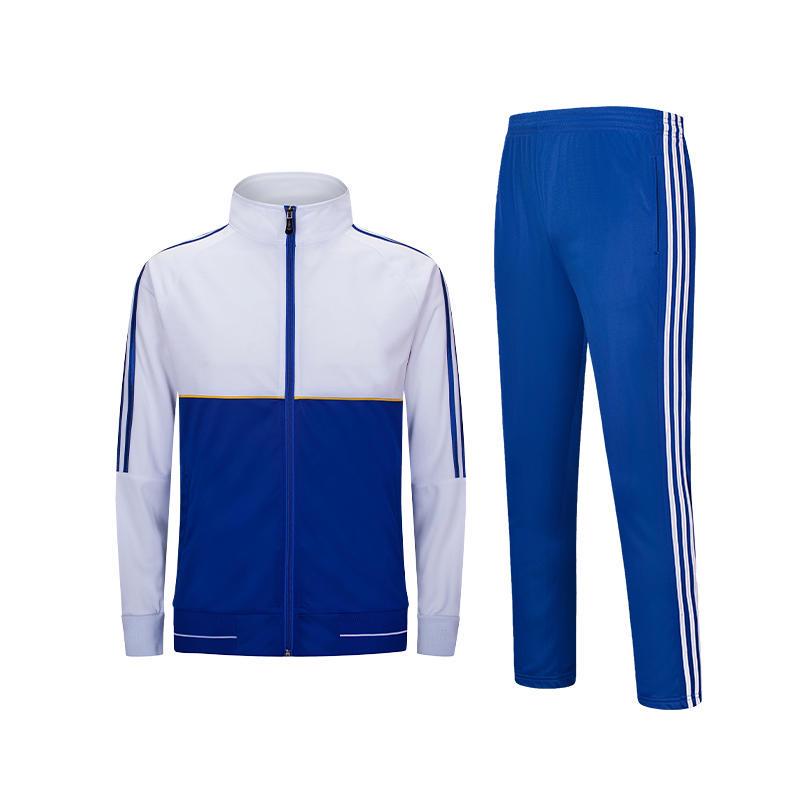 Autumn Winter Sports Team Uniform: Long-Sleeved Jacket and Training Set for Children and Adults