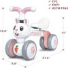 Balance Bike - Xiapia - Pink - Certified Safety - 2 Wheels - 10-36 Months