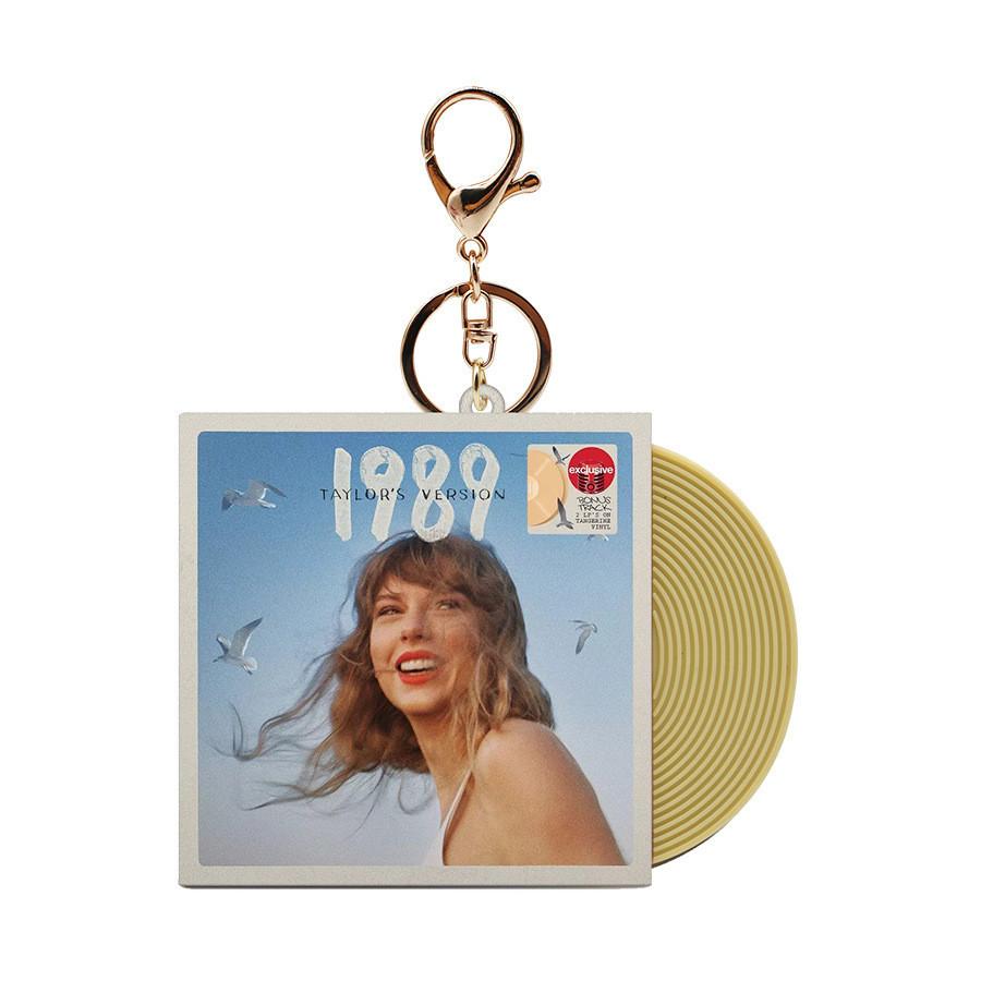Taylor Swift 1989 Album Cd Keychain Key Ring Smiling Fan Merchandise