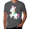 Unicorn Unicorn Face White And Multicolored Unicorn Illustration Horse Legendary Creature Tshirt