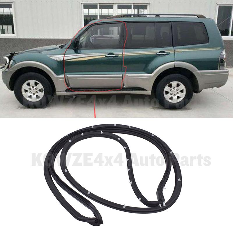 Door Rubber Seal Strip for Mitsubishi Montero Pajero 3 4 MK3 MK4 V73 V75 V77 V78 V93 V97 V98 Car Door Opening OTR Weatherstrip