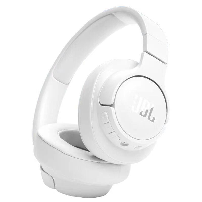 JBL Bluetooth 72TUNE Wireless Over-Ear Headphones with Sound Effects, Low Frequency, Available in Pure Black, White, and Blue.