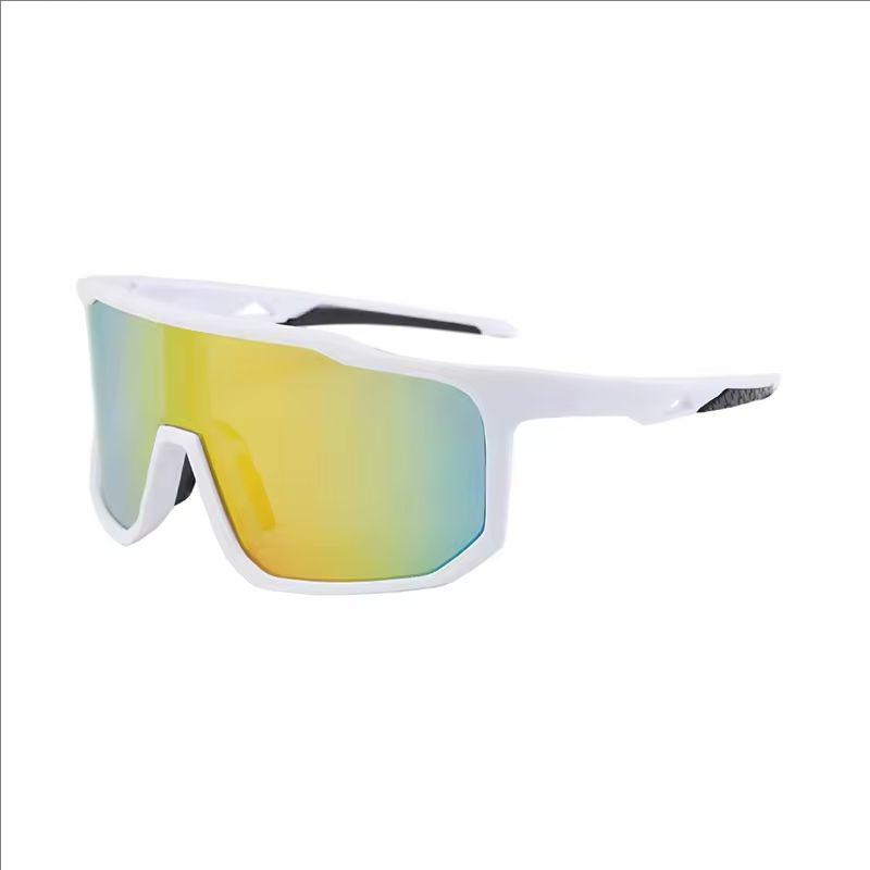 Outdoor Sports Retro Goggles With Large Frames For Cycling, Fashionable Mountaineering And Skiing Sun Glasses 66310