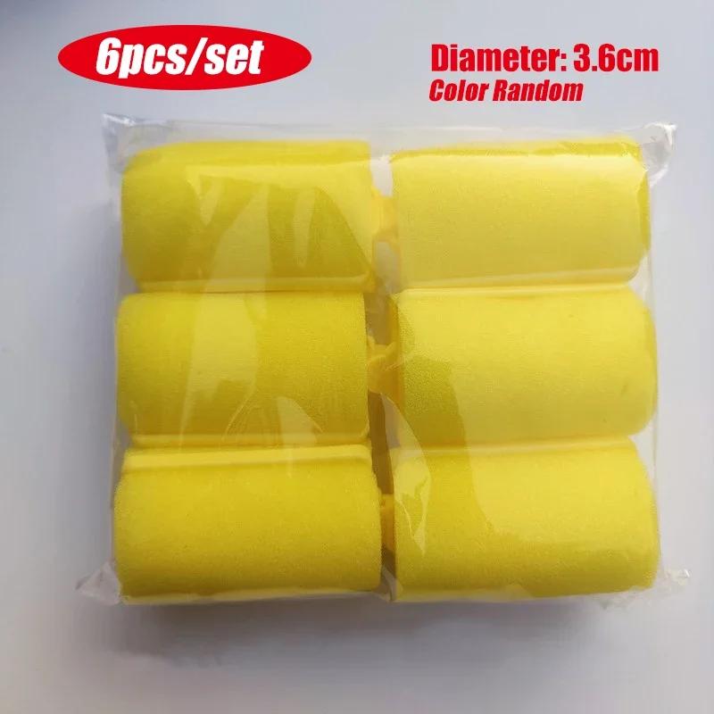 6-14 buc role de păr din spumă cu burete magic, ondulatoare de coafat, pernă, salon de coafură, pentru frizer, bucle de bricolaj, 6 dimensiuni, instrumente de coafură